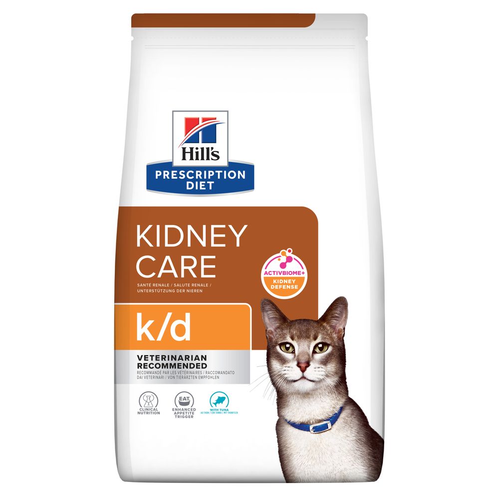 Hill's Science Plan - Hill'S Prescription Diet Cat K/D Tonno Crocchette - Animalmania Store