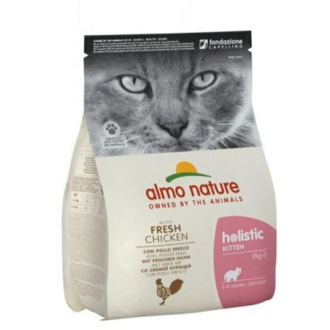 Almo Nature - Almo Gatto Holistic Crocchette Gusto Pollo 2Kg - Animalmania Store