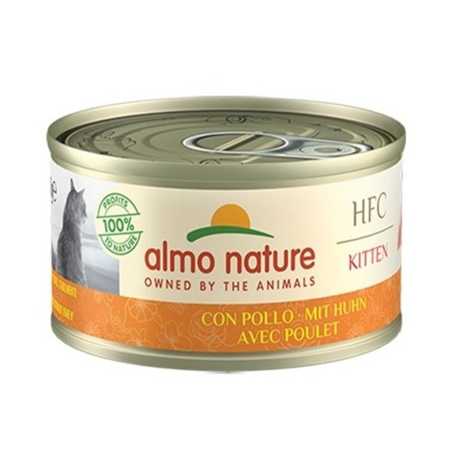 Almo Nature - Almo Kitten Gatto Gusto Pollo 70Gr - Animalmania Store