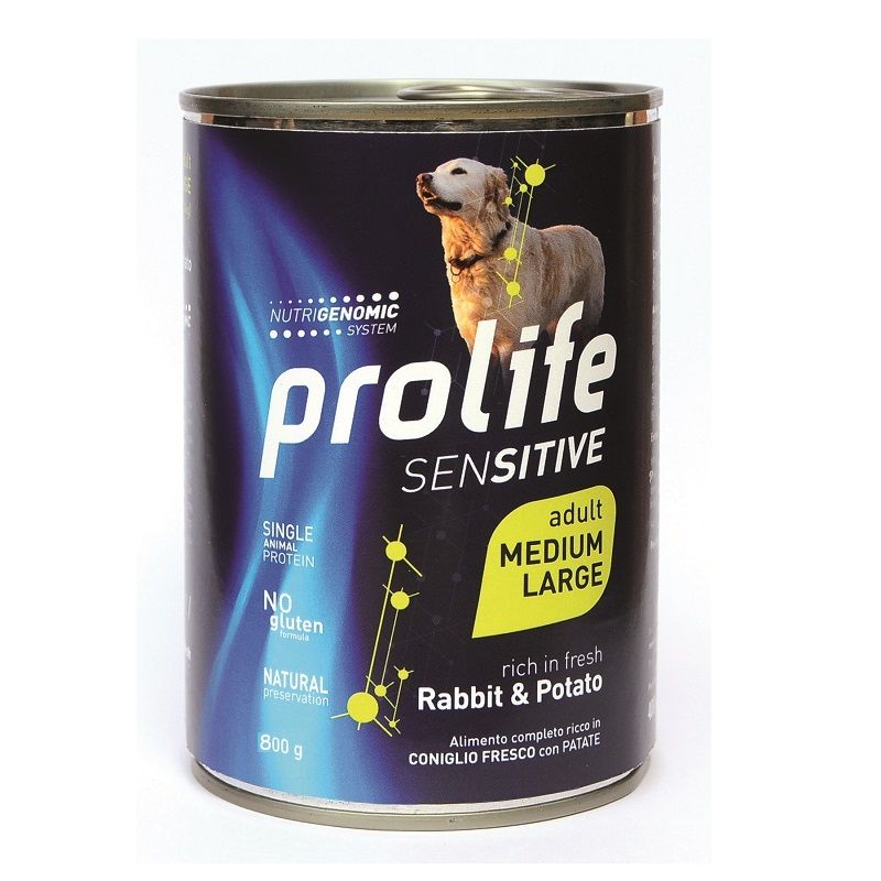 Prolife - Prolife Dog Sensitive Adult Medium/Large Coniglio E Patate - Animalmania Store