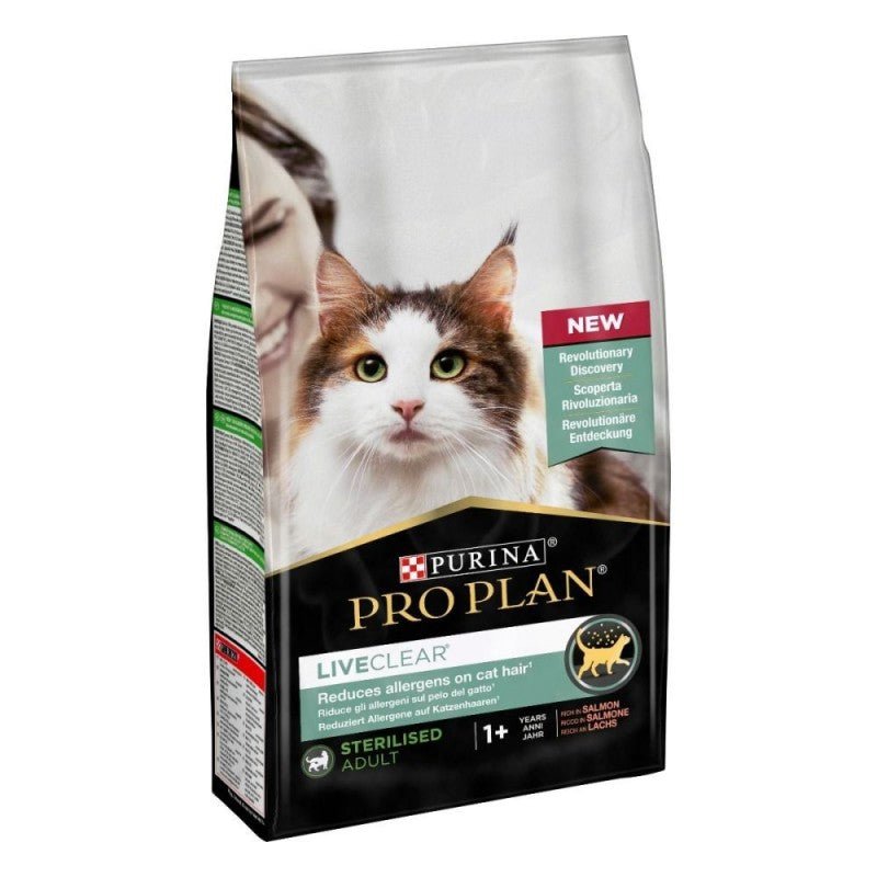 Purina Pro Plan - Purina Pro Plan Gatto Liveclear Adult Sterilizzato Salmone 1.4Kg - Animalmania Store