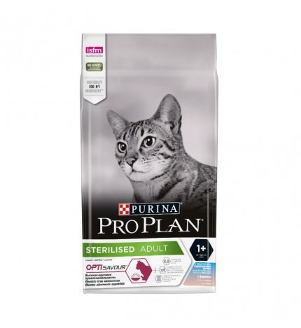Purina Pro Plan - Purina Pro Plan Gatto Optisavour Adult Sterilizzato Al Merluzzo E Trota 1.5Kg - Animalmania Store
