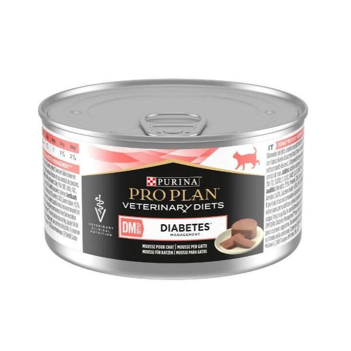 Purina Pro Plan - Purina Pro Plan Veterinary Diets Dm Diabetes Management Umido Per Gatti Multipack 24 pezzi - Animalmania Store