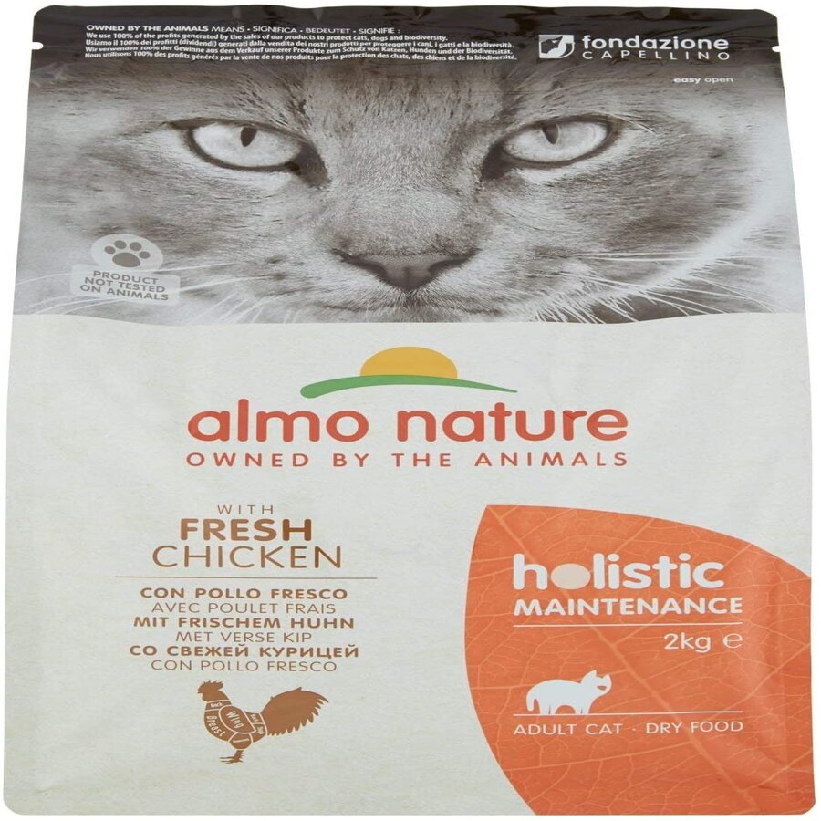 Almo Nature - Almo Holistic Gatto Gusto Pollo 2Kg - Animalmania Store