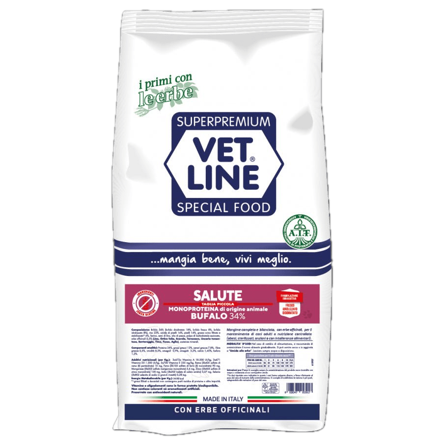 VetLine - Salute Bufalo Taglia Piccola per Cani - Animalmania Store