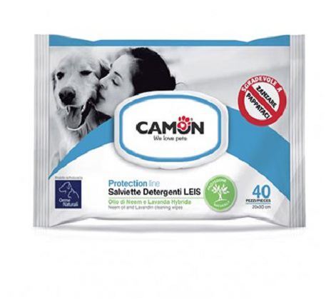 Camon - Camon Salviette Per Cani Con Olio Di Neem - Animalmania Store
