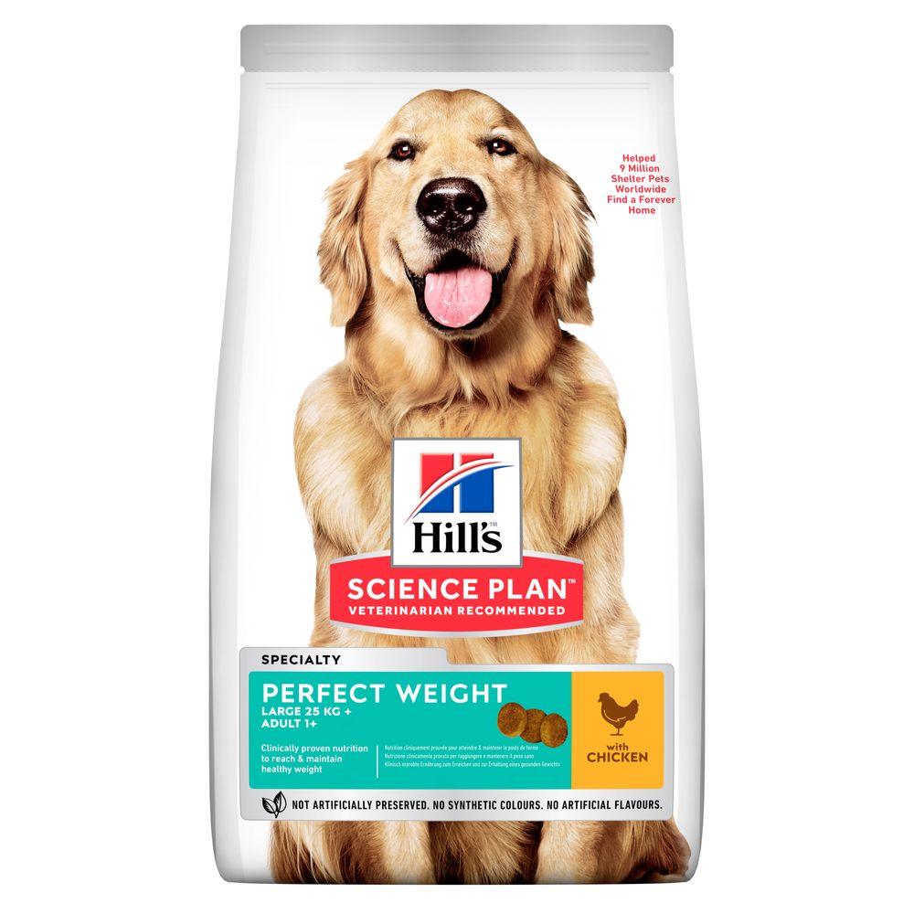 Hill's Science Plan - Hill's Science Plan Perfect Weight Large Breed Adult Alimento per Cani con Pollo - Animalmania Store