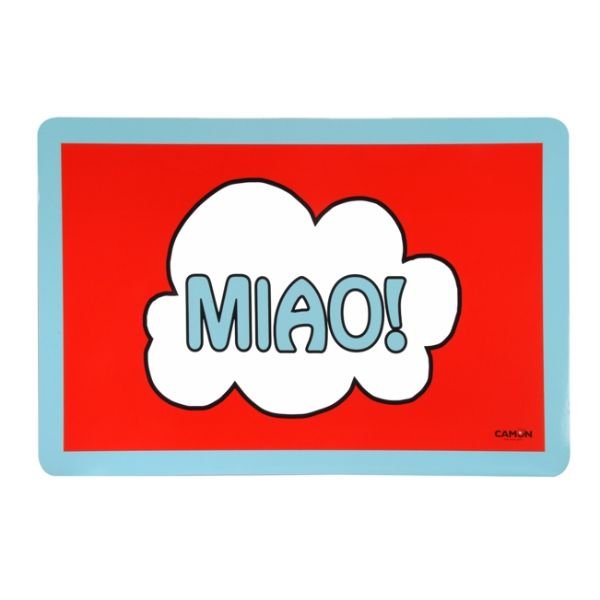 Camon - Tappetino Sotto Ciotola Miao 43X28 - Animalmania Store