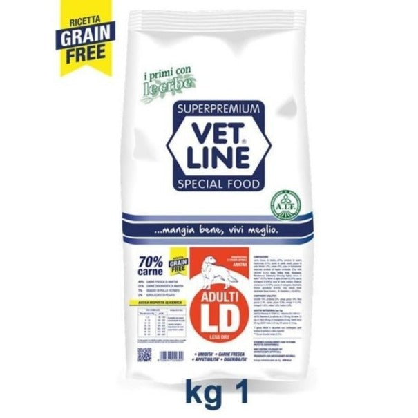 VetLine - Vetline Cane Adulto Ld Anatra Grain Free - Animalmania Store