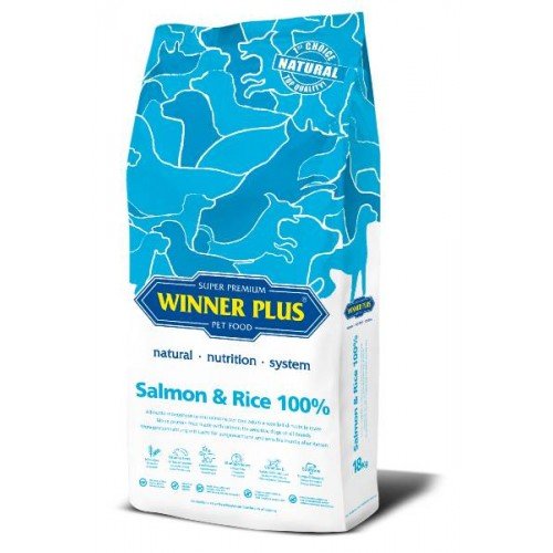 Winner Plus - Winner Plus - Salmone E Riso per Cani - Animalmania Store