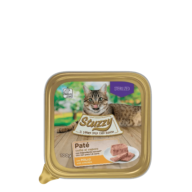 STUZZY - Stuzzy Gatto In Vaschetta 100gr - Animalmania Store