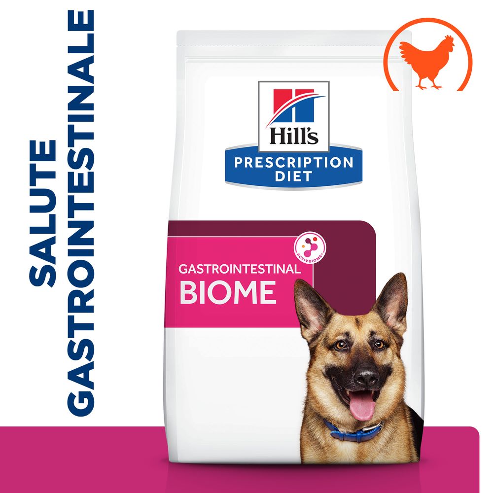 Hill's Science Plan - Hill's PRESCRIPTION DIET Gastrointestinal Biome alimento per cani con pollo - Animalmania Store