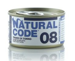 Natural Code Cibo Umido per Gatti Lattina 85gr