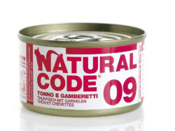 Natural Code Cibo Umido per Gatti Lattina 85gr