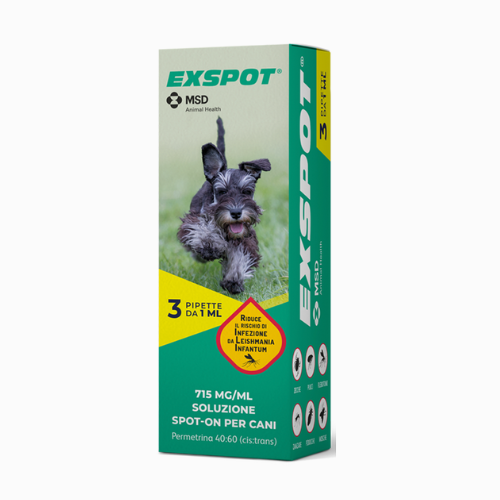 Exspot Antiparassitario Per Cani 3 Pipette 1ML