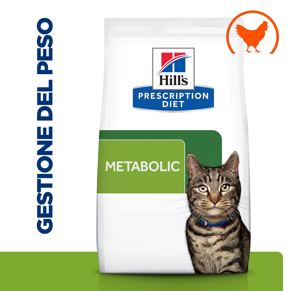 Hill's Science Plan - Hill's PRESCRIPTION DIET Metabolic alimento per gatti con pollo - Animalmania Store