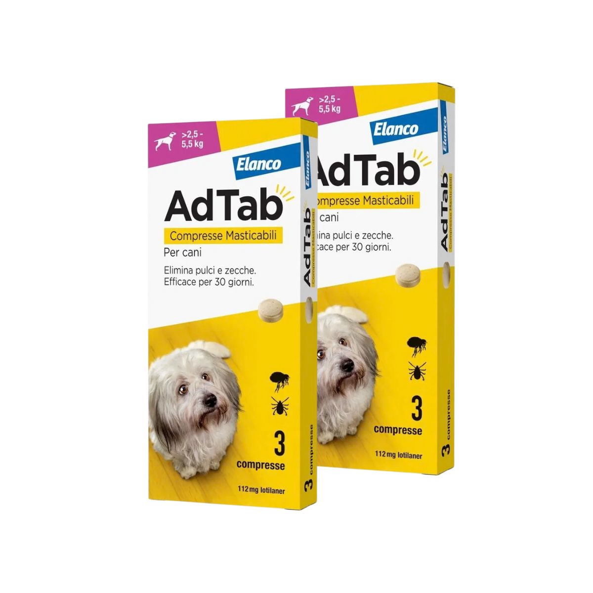 Adtab 6 Cpr 112 Mg Cani 2.5-5.5 Kg