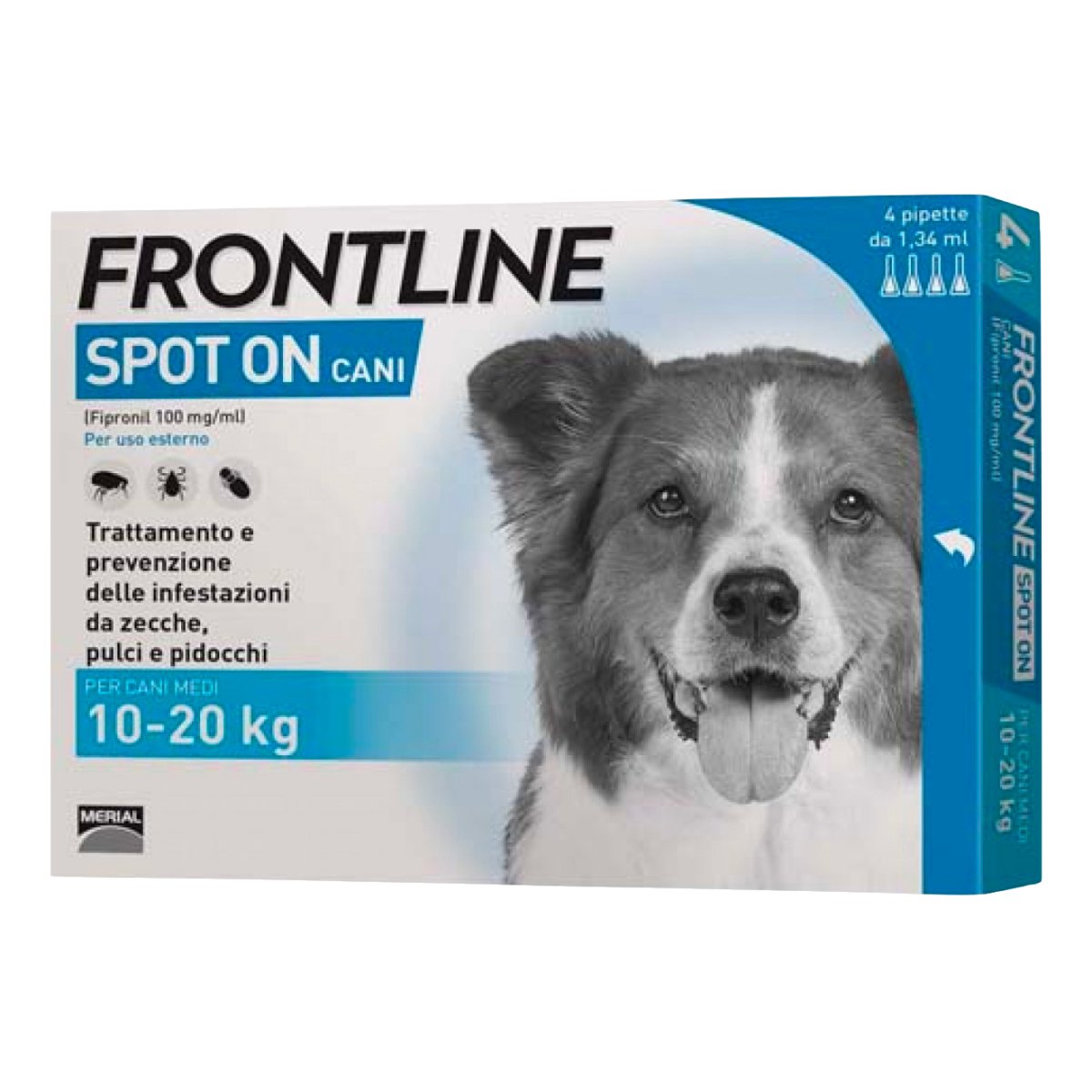 Frontline - Frontline Spot Cani 10-20 Kg 4 Pipette Ml 1.34 - Animalmania Store