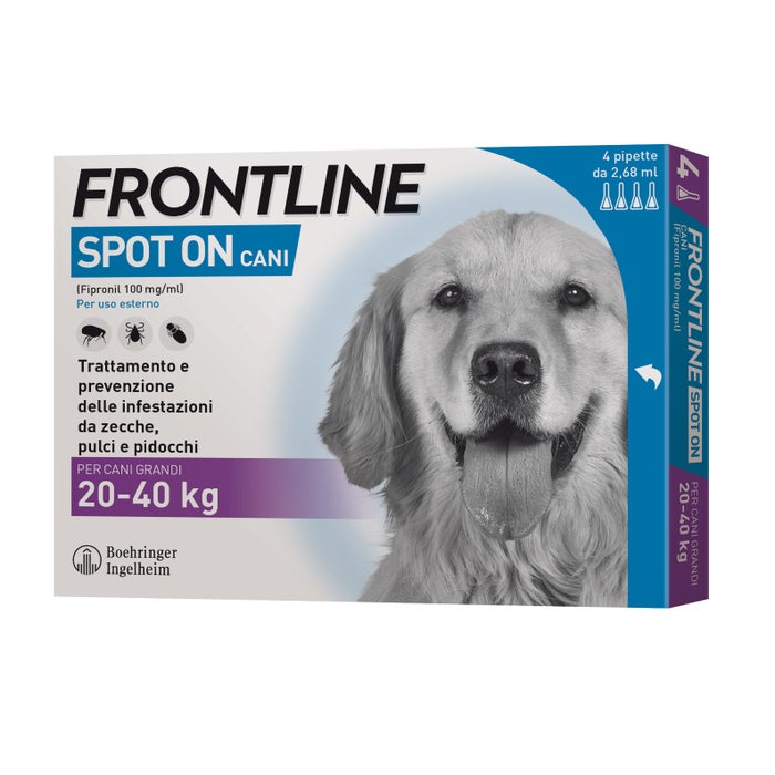 Frontline - Frontline Spot-On Cani 20-40Kg 4X2,68Ml - Animalmania Store