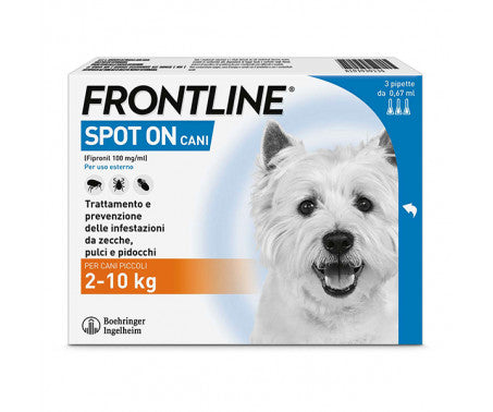 Frontline Spot On Cani Piccoli 2-10 3 Pi P