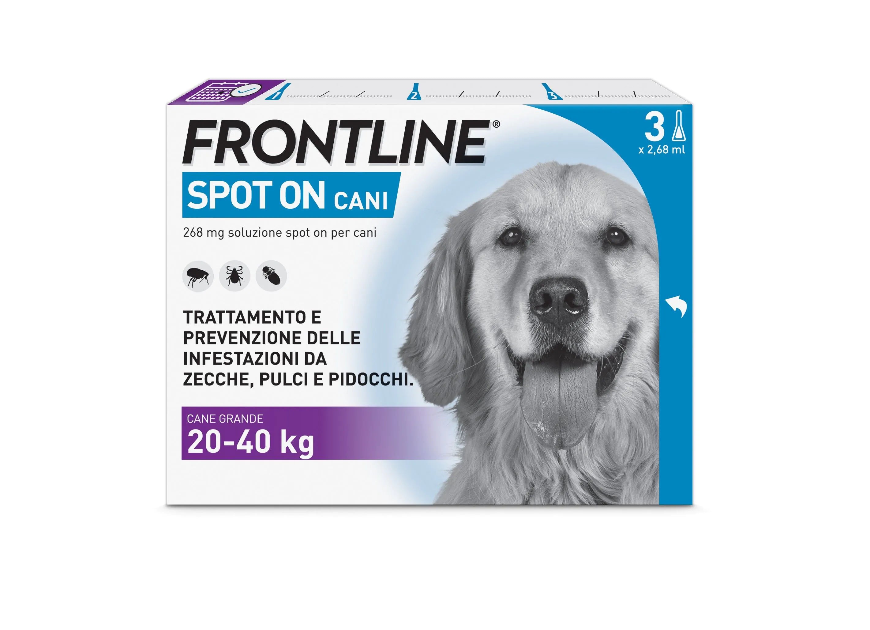 Frontline Spot On Cani Grandi 20-40 3 Pi P