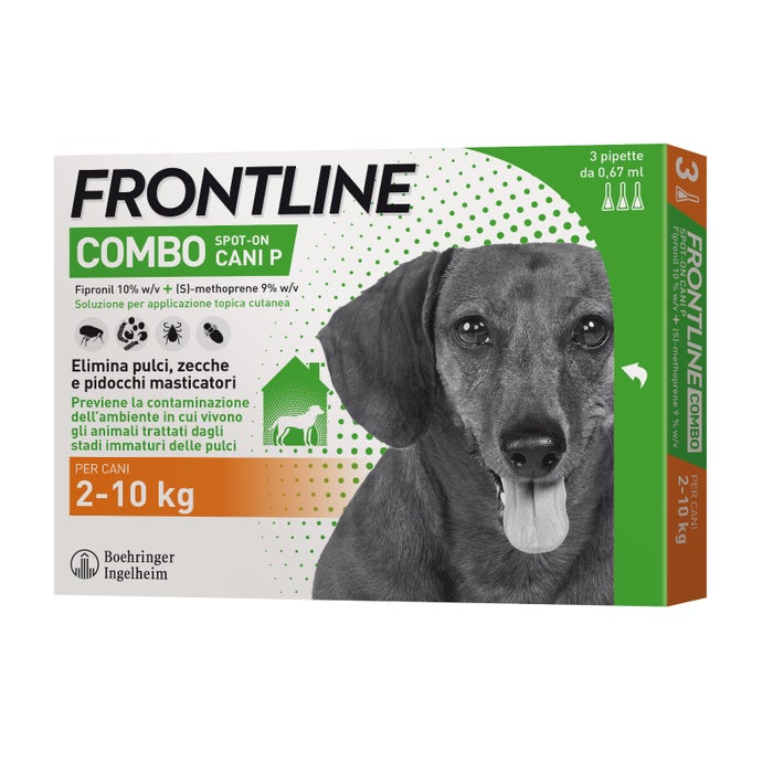 Frontline - Frontline Combo Soluzione Spot On Cani 2-10Kg 3X0,67M - Animalmania Store