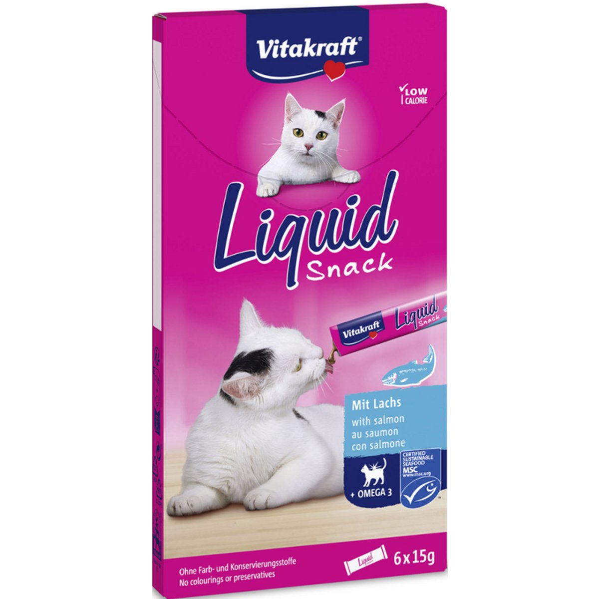 Vitakraft - Vitakraft Liquid Snack 6X15G - Animalmania Store