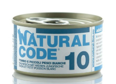 Natural Code Cibo Umido per Gatti Lattina 85gr