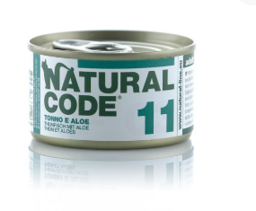 Natural Code Cibo Umido per Gatti Lattina 85gr
