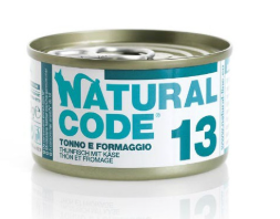 Natural Code Cibo Umido per Gatti Lattina 85gr