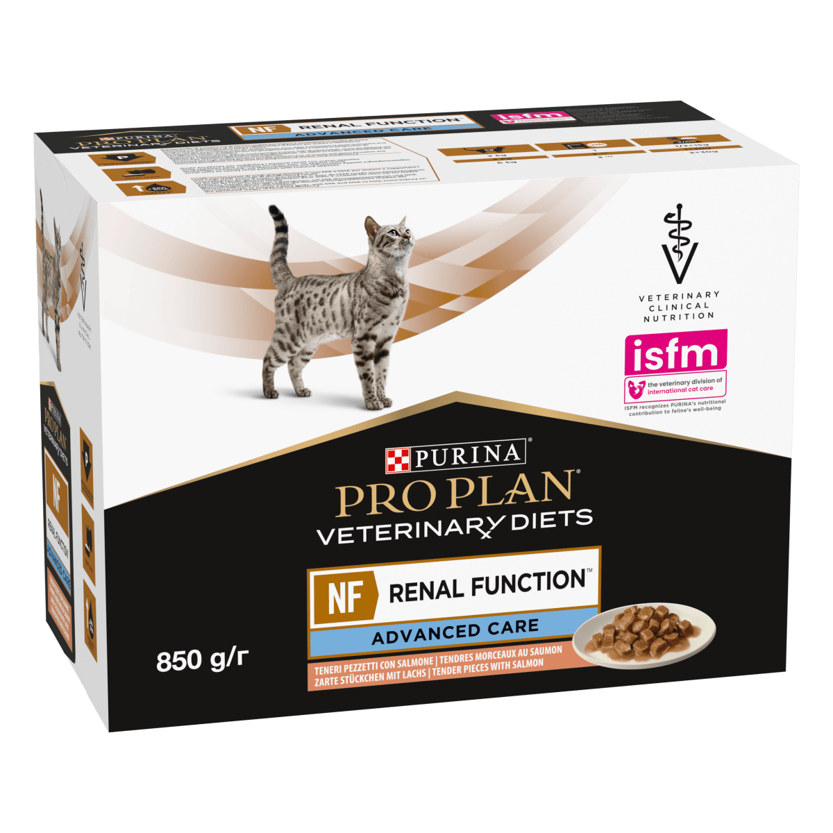 Purina Pro Plan - Purina Pro Plan Veterinary Diets Nf Renal Function Advanced Care - Salmone 10x85gr - Animalmania Store