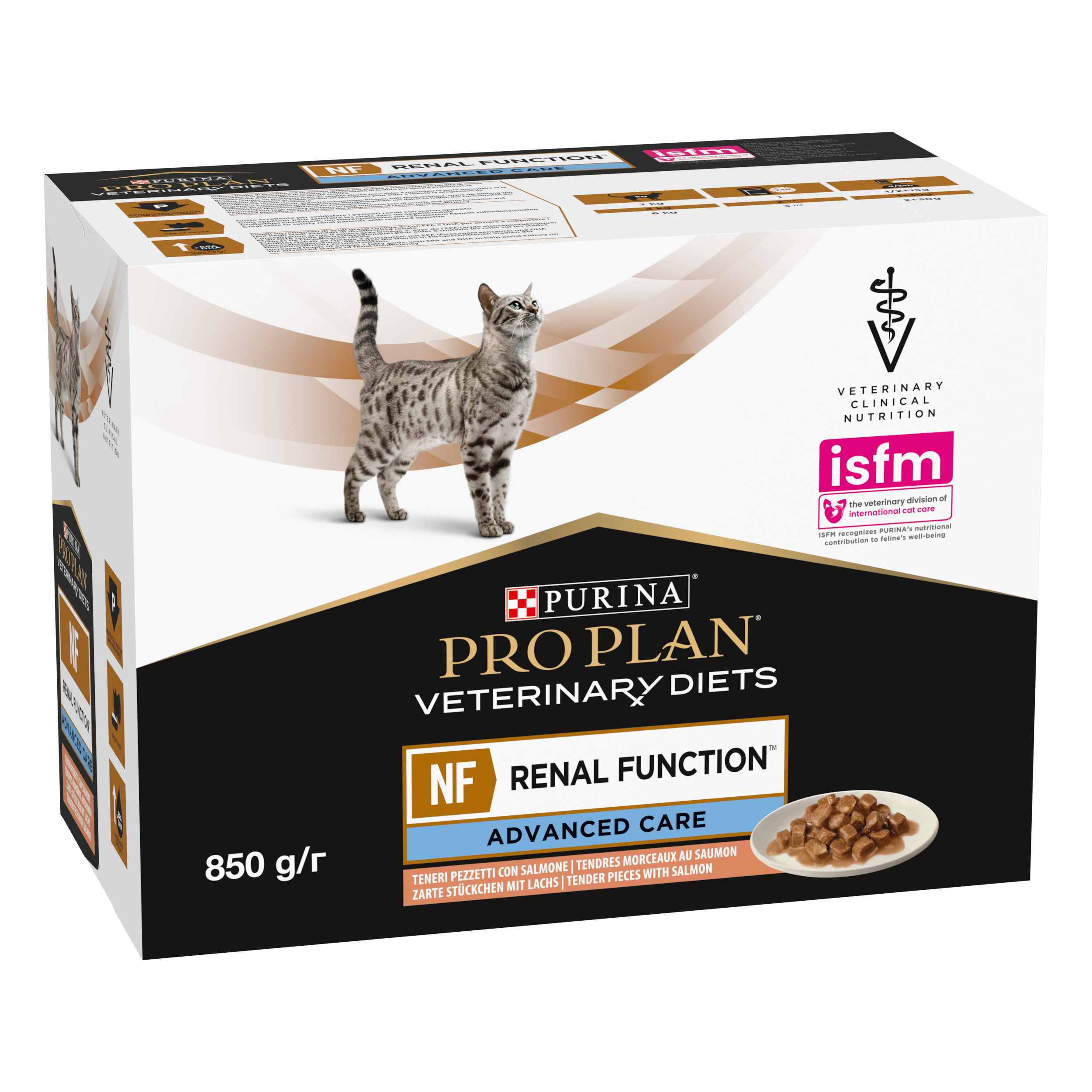 Purina Pro Plan Veterinary Diets Nf Renal Function Advanced Care - Salmone 10x85gr