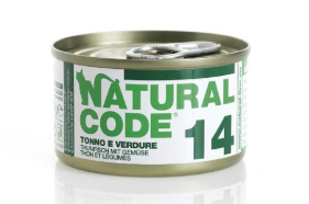 Natural Code Cibo Umido per Gatti Lattina 85gr