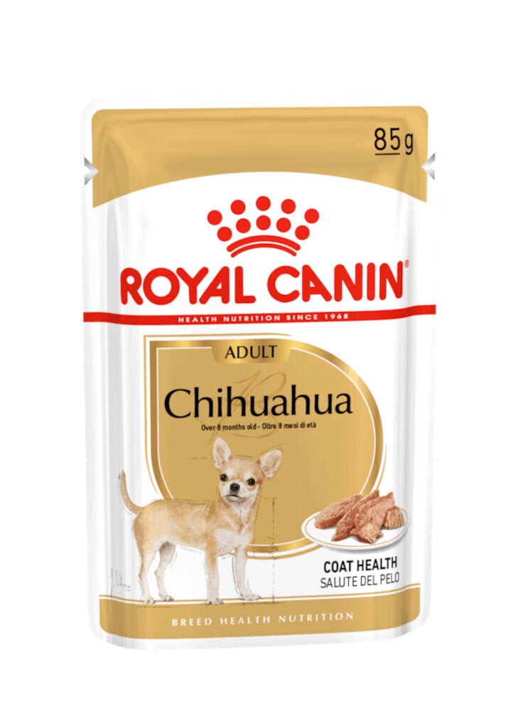 Animalmania Store - Chihuahua Umido Royal Canin 12x85gr salute del pelo - Animalmania Store