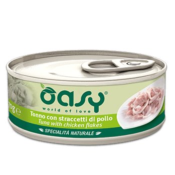 Oasy - Oasy Wet Cat - Pollo Lattina 150 Gr - Animalmania Store