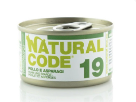 Natural Code Cibo Umido per Gatti Lattina 85gr
