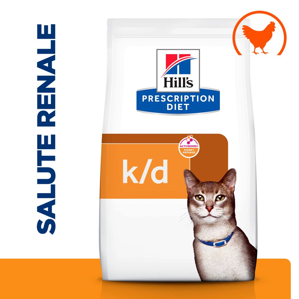 Hill's Science Plan - Hill's Prescription Diet k/d alimento per gatti con pollo - Animalmania Store