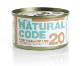 Natural Code Cibo Umido per Gatti Lattina 85gr