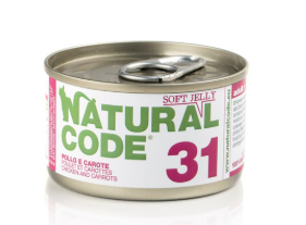Natural Code Cibo Umido per Gatti Lattina 85gr