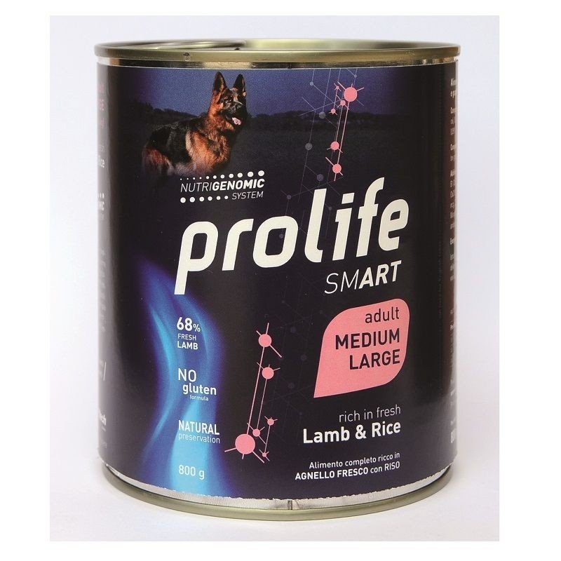 Prolife - Prolife Smart Adult Medium - Large Lamb & Rice per Cani - Animalmania Store