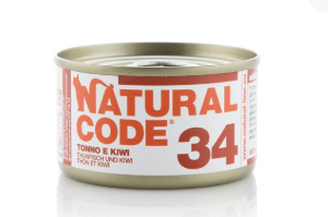 Natural Code Cibo Umido per Gatti Lattina 85gr