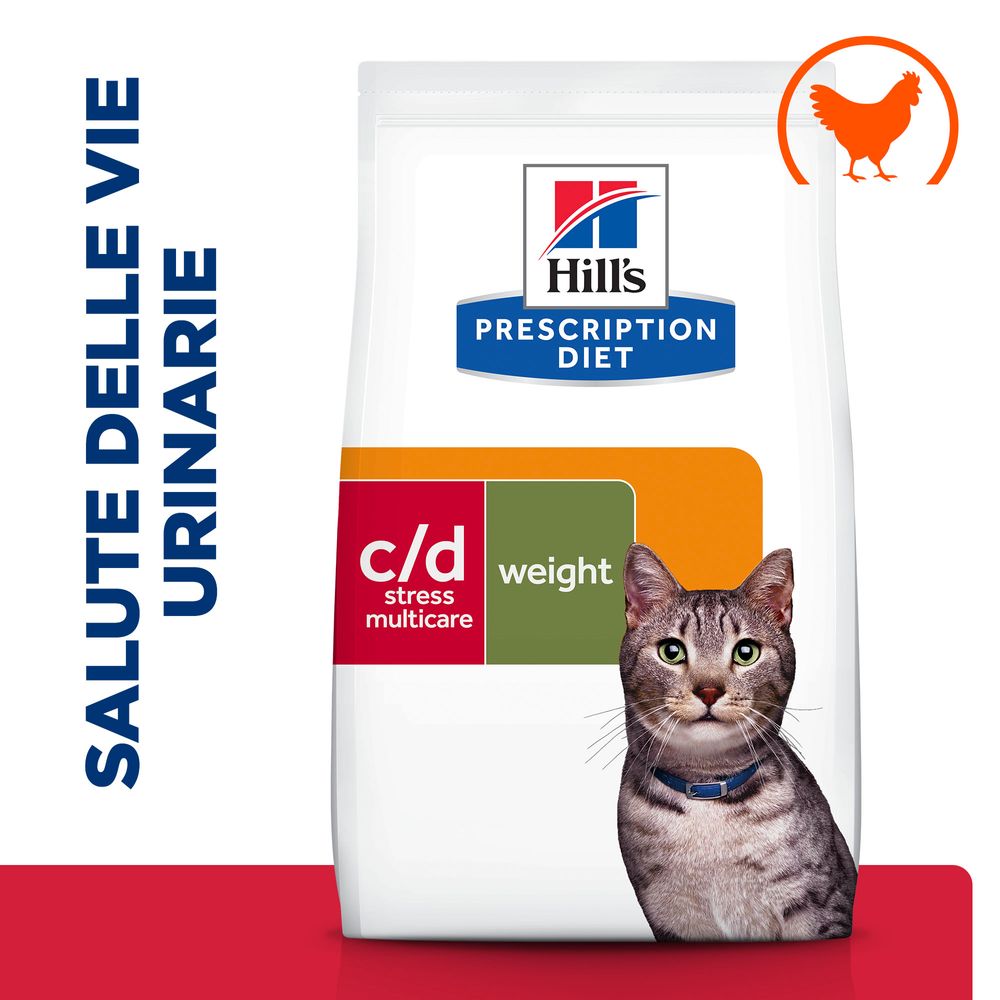 Hill's Science Plan - Hill's PRESCRIPTION DIET c/d Multicare Stress + Metabolic alimento per gatti con pollo - Animalmania Store