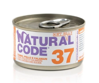 Natural Code Cibo Umido per Gatti Lattina 85gr