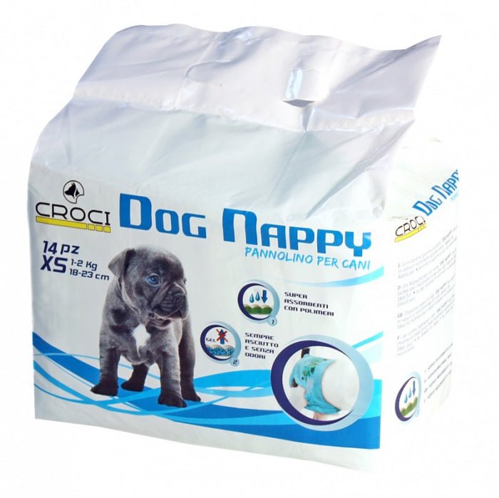 Croci - Croci - Dog Nappy Pannolino Taglia Xs 14Pz. - Animalmania Store