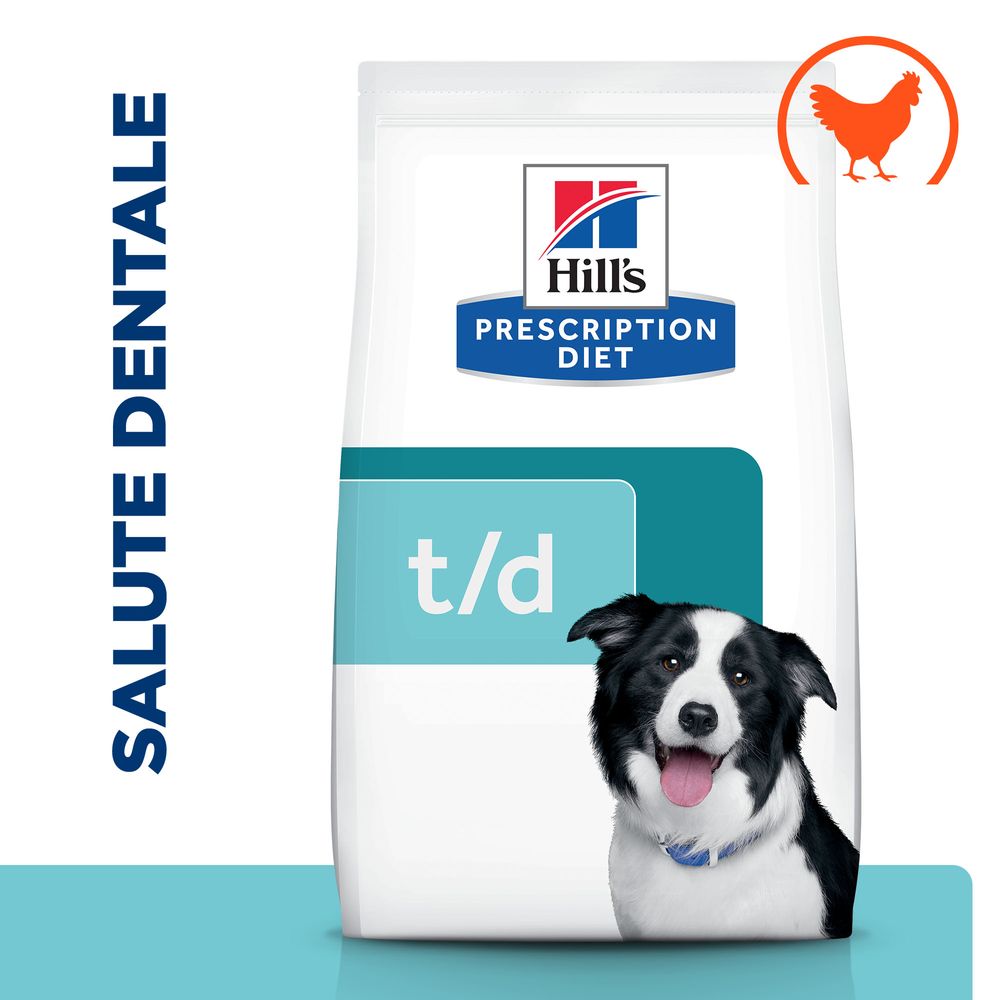 Hill's Science Plan - Hill's PRESCRIPTION DIET t/d alimento per cani con pollo - Animalmania Store