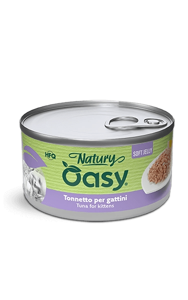 Oasy - Oasy Gatto Natury Latt.85G Jelly Kitten - Animalmania Store