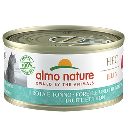 Almo Nature - Almo Nature - Hfc Jelly Megapack 6X70 G Gusto Trota e Tonno - Animalmania Store