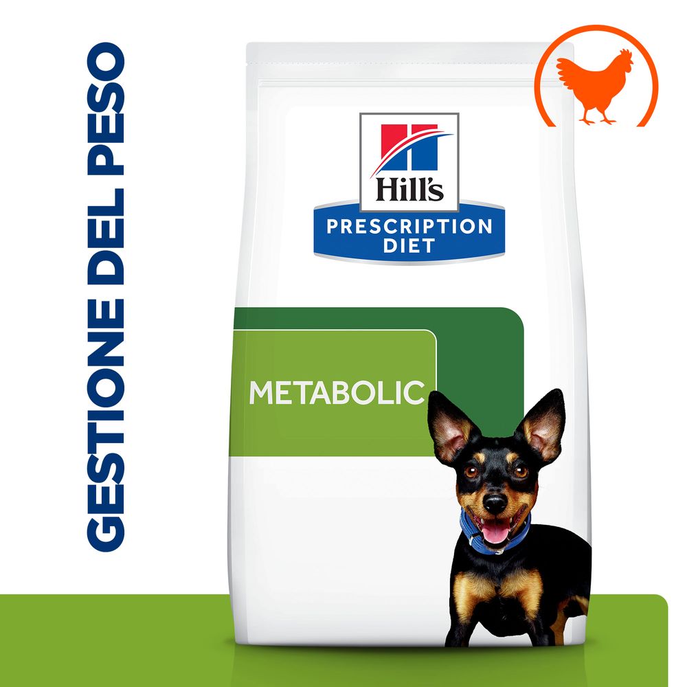 Hill's Science Plan - Hill's PRESCRIPTION DIET Metabolic Mini alimento per cani con pollo - Animalmania Store