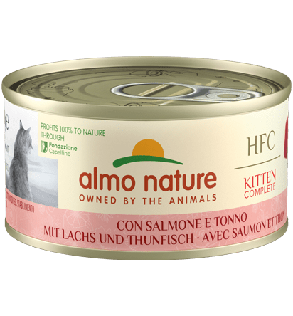 Almo Nature - Almo Hfc Complete Kitten - Con Salmone E Tonno - Animalmania Store