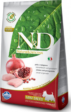 Farmina N&D cane Prime Pollo e Melograno Adult Mini 7Kg